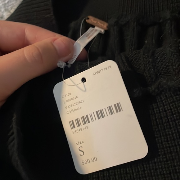 Free People Camille Crochet Sweater Skirt in Black - Picture 5 of 6